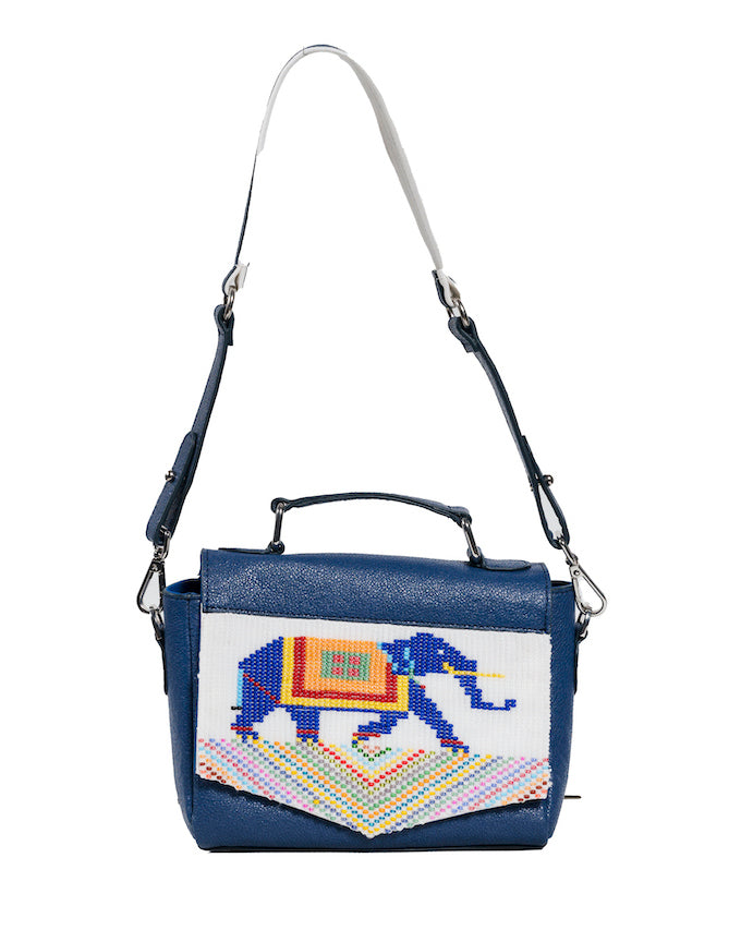 dhara elephant parade beadwork purse - Pusaaka