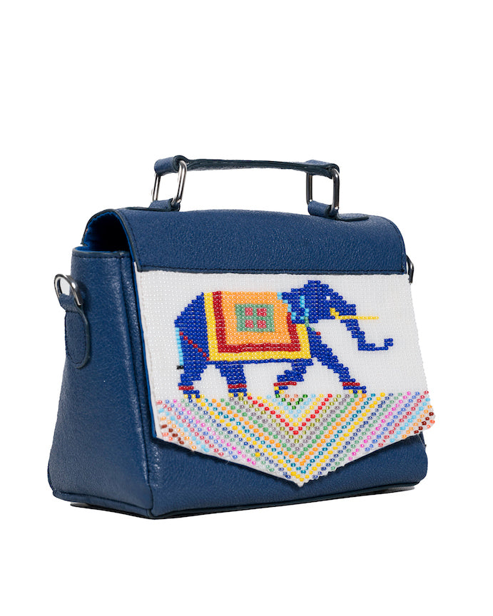 dhara elephant parade beadwork purse - Pusaaka