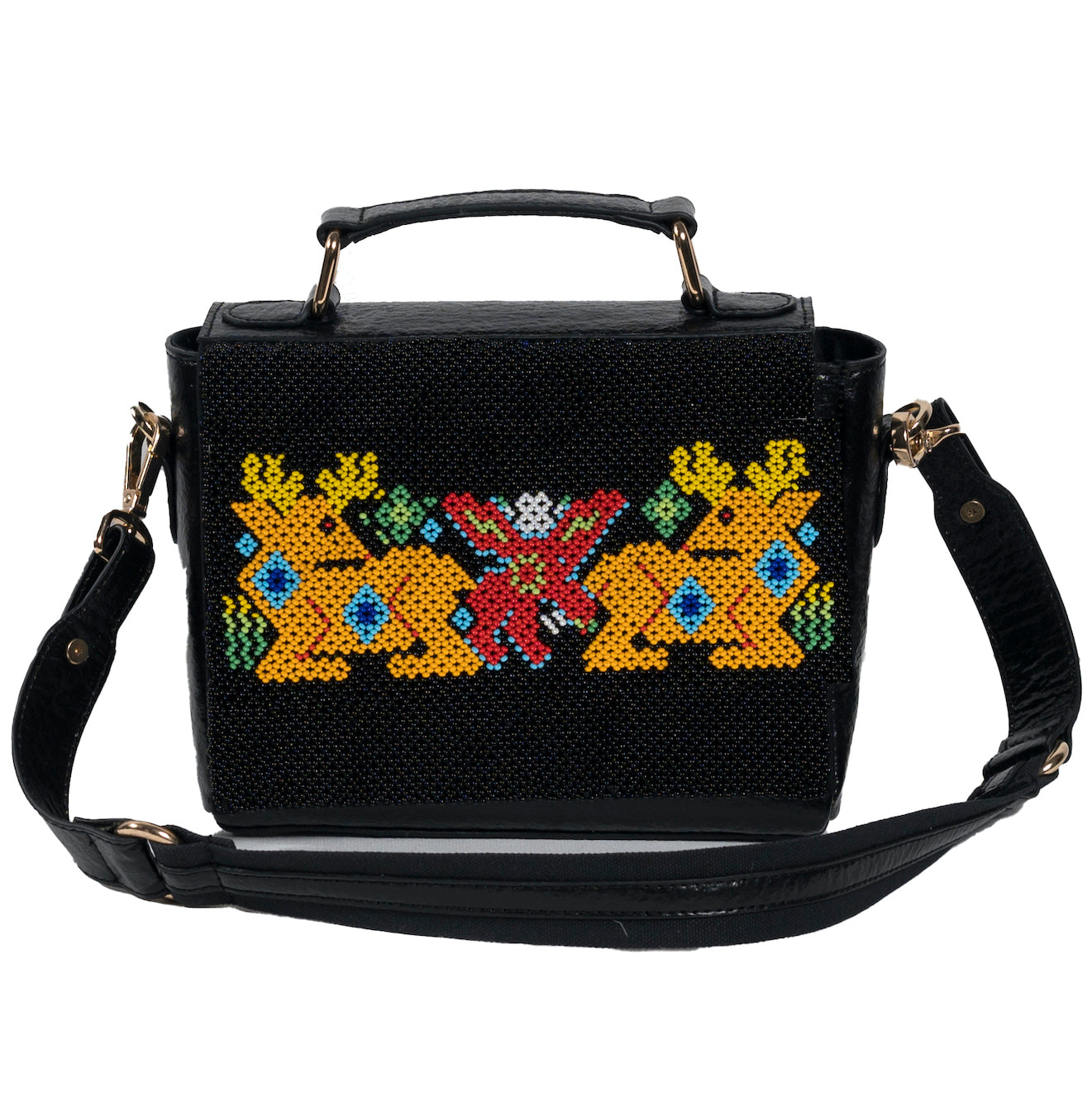 dhara jungle beadwork purse - Pusaaka