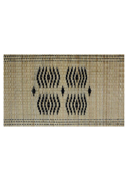 Framed geometric bamboo wall art inspired by tribal tattoos, authentic North East Indian decor.